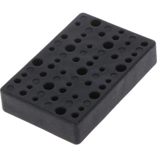 45 Holes Electric Drill Bit Storage Block Box Drill Head Holder Organizer Case
