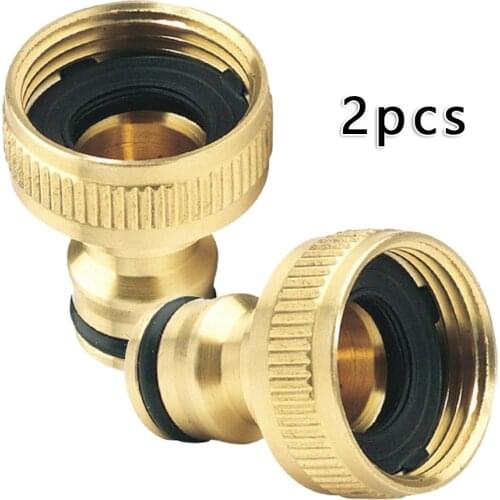Fitting 3/4 To 1/2 INCH Brass Garden Faucet Hose Tap Water Adapter Connector Water Pipe Fittings Water Gun Accessories