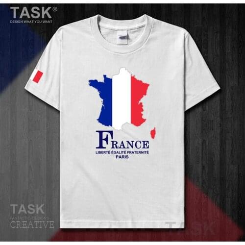 France French Republic FRA FR Paris mens t shirt new Tops Short sleeve clothes sweatshirt cotton map national team casual 50