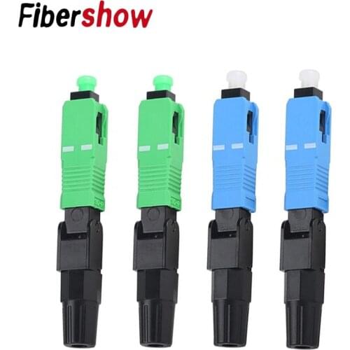 Fiber Optic Fast Connector FTTH SC APC Single Mode Fiber Optic Adapter SC UPC FTTH SC Fiber Connector Field Assembly