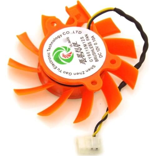 GY6010M12S 12V 0.10A 55mm 34x31x13mm 2Wires 4Pin For ZOTAC Graphics Card Cooling Fan