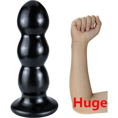 Shop Super Large Anal Beads Sex Toys for Men Women Lesbian Huge Big Dildo Butt Plug Male Prostate Massage Female Anus Expansion