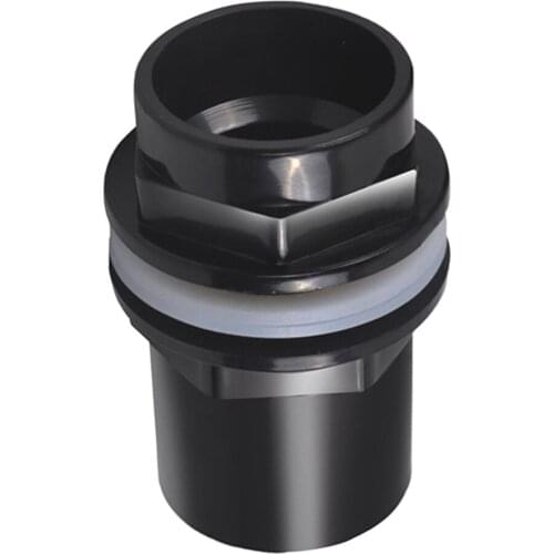 NEW Tank Tube Pipe Joint Aquarium Pipe Connector Coupler Adapter Black