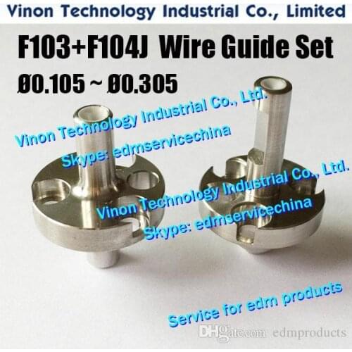 Ø0.105-Ø0.305MM F103+F104J edm Wire Guide Set A290-8032-X772, A290-8032-X774, A290-8032-X775, A290-8032-X734, A290-8032-X735