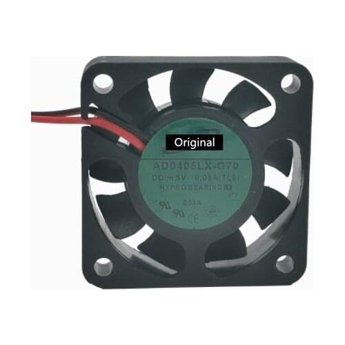 Original 100% working FOR ADDA AD0405LX-G70 40mm 4cm DC 5V 0.08A 40x40x10 mm quiet mini silent axial cooling fans