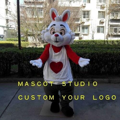 Halloween Rabbit Mascot Bunny Fancy Costume Anime Theme Dress Carnival