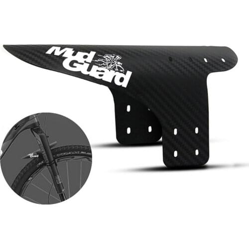 Front/Rear Tire Wheel Fenders Mountain Bike Carbon Fiber Pattern Mudguard Colorful Bike Fixed Gear Mudguard Bicycle Accessorize