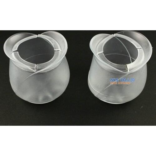 8 Pcs 53*47mm Chair Table Leg Cap Rubber Feet Protector Pad Cover Flower