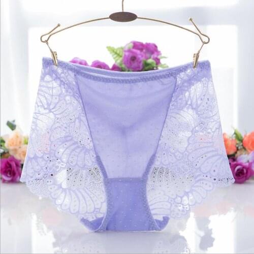 Sexy Lace Panties For Women Underwear Fashion Panty Lingerie Breathable Hollow Out Briefs Low-Rise Panties Underwear S1564