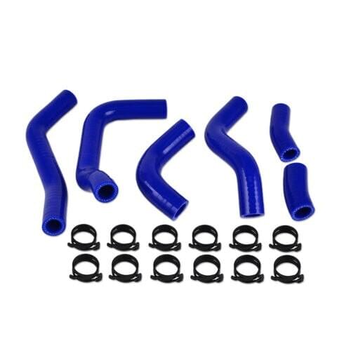NICECNC Radiator Hose For Honda CRF 450 R CRF450R 2013-2014 Motorcycle Blue Silicone 2 Mpa Withstands Higher Temps
