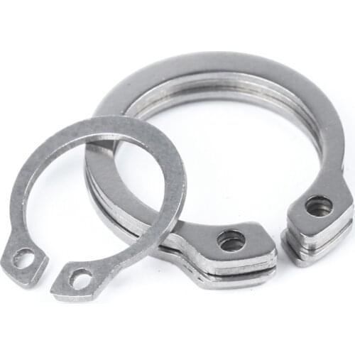 Circlips For Shaft Type C Shaft Retaining Ring Circlip Card Outer Snap Ring GB894 304 Stainless Steel Clamp SpringM3-M75