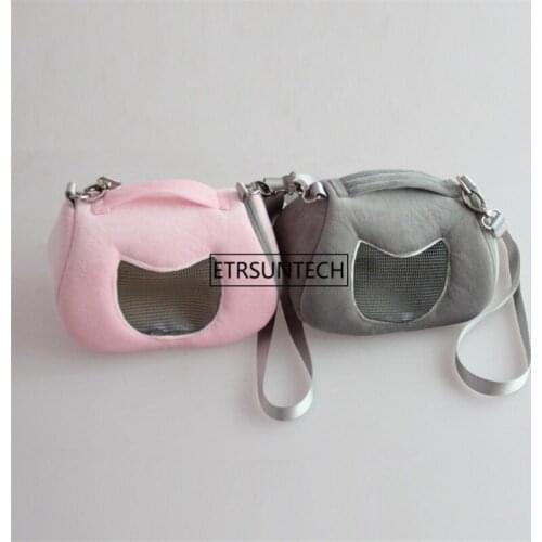 50pcs Small Pet Outdoor Carrier Hamster Golden Bear Mini Carrying Bag Breathable Mesh Cooling Sling Pack for Travel