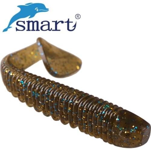 8Pcs SMART Soft Bait 85mm 4.8g Fishing Lure Silicone Baits Isca Artificial Para Pesca Grub Bass Leurre Peche Fishing Wobblers