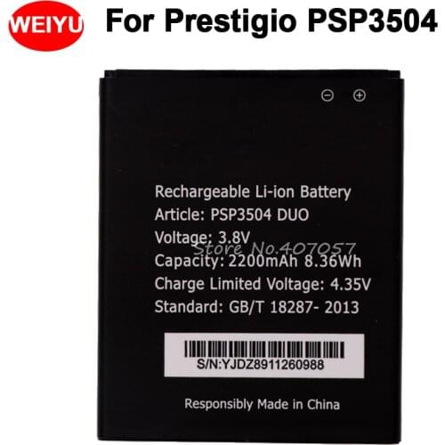 2200mAh PSP3504 Battery For Prestigio Muze C3 PSP3504 DUO PSP 3504 Duo High Quality