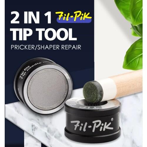 Tip Shaper Pricker Needle Thorn Tips Repair Tool Multi-function 2 in 1 Snooker Cue Burnisher Shaper Tapper Billiard Accessories
