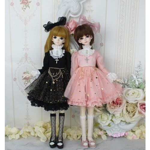 1/6 1/4 1/3 scale BJD clothes accessories Lolita Palace vintage dress for BJD/SD YOSD MSD SD13 doll accessories C0393