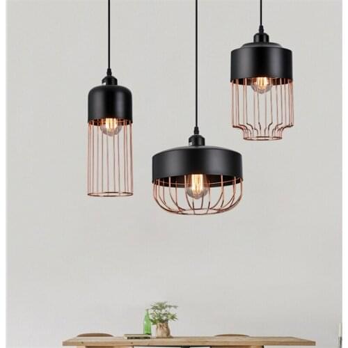 American Vintage Pendant Lights Lamps For Living Room Bedroom Luminaria De Teto E27 Modern Pendant Lamp Home Lighting Fixtures