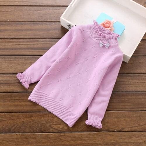 2021 New autumn and winter girls' sweaters cotton fashion children clothing children cotton sweaters 2-14years child