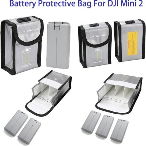 DJI Mini 2 Drone Lipo Battery Storage Bag Mavic Mini Explosion-proof Safe Fireproof Protective Drone Accessories