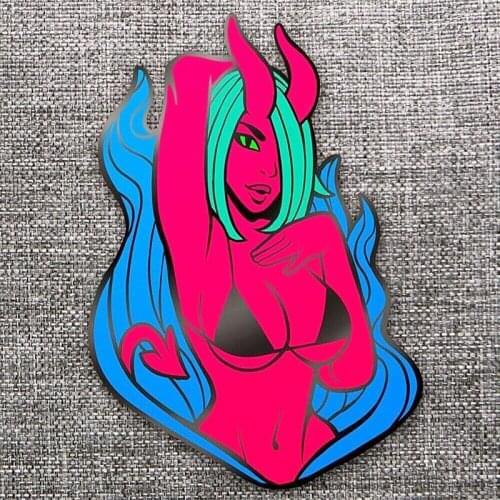 Sexy Demon Girl Ecchi Monster Girl Enamel Brooch Pin Backpack Hat Bag Lapel Pins Badges Women Mens Fashion Jewelry Accessories