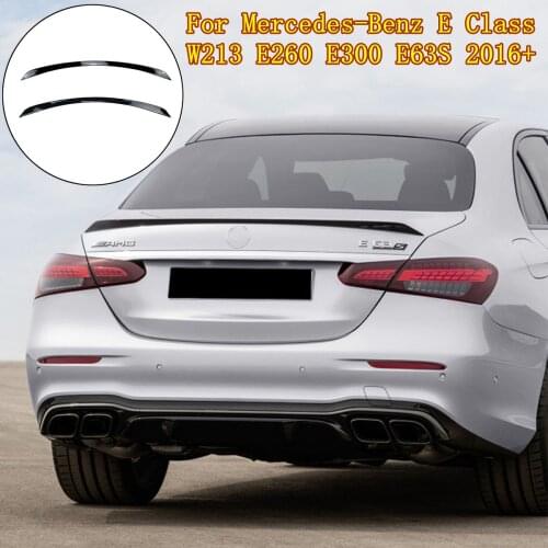 Spoiler Boot Wing Lip For Mercedes-Benz E Class W213 E260 E300 2016+ E63S Rear Trunk Spoiler Wing Fitment
