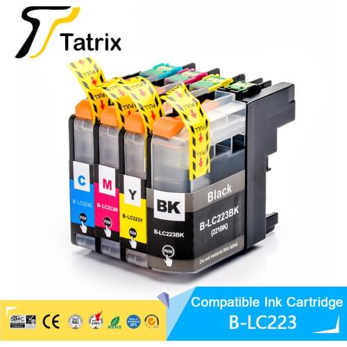 LC223 BK/C/M/Y Full Compatible Ink Cartridge For Brtoher DCP-J562DW/J4120DW/MFC-J480DW/J680DW/J880DW/J4620DW/J5720DW/J5320DW