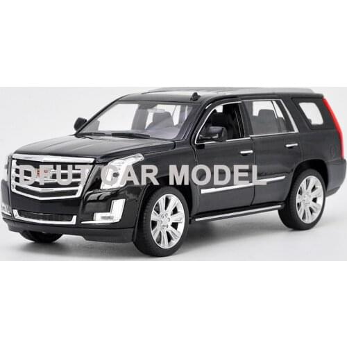 Diecast 1:24 Alloy Pull Back Toy Vehicles 2017 Escalade Car Model Of Childrens Toy Cars Original Authorized Authentic Kids Toy