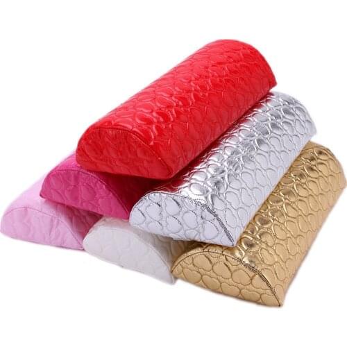 Soft Sponge Nail Art Pillow with PU Leather Cushion for Nail Manicure Salon Hand Arm Rest Holder Nail Art Tools