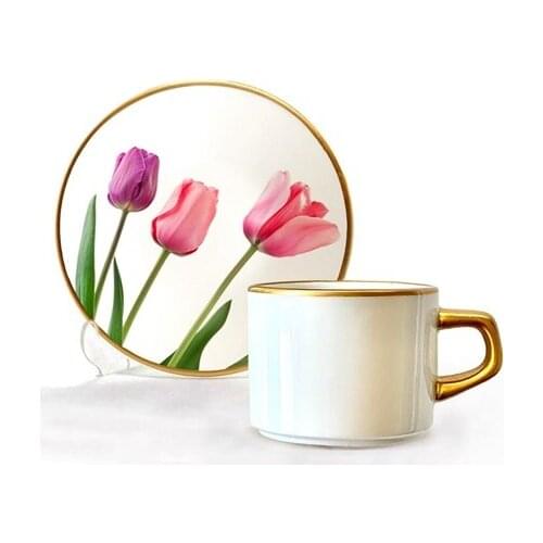 Asaf Tea Cup Set 12 Pieces Tulip