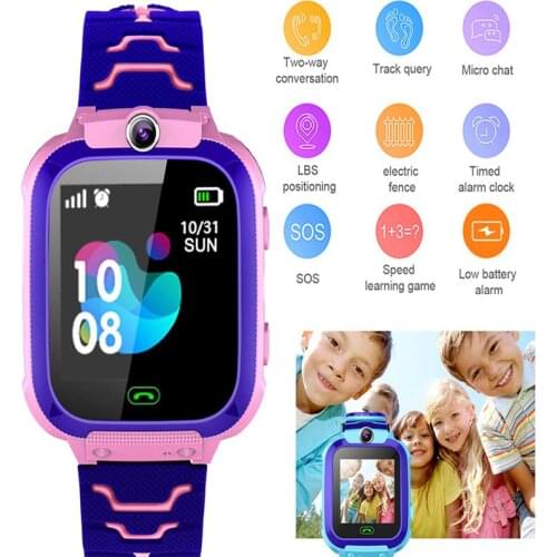 2021 Newest Children Smartwatch Q12 SOS Smart Watch for iOS Android Smart Watches