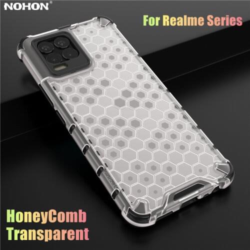 Nohon Shockproof Cases for Realme 8 Pro Case Soft Fundas for Realme 6 7 5 7i C20 C21 C17 C15 C11 X7 V11 V13 5G Coque Back Cover