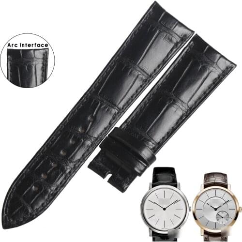 WENTULA watchbands for PIAGET G0A34113/G0A33112 alligator skin /crocodile grain watch band man