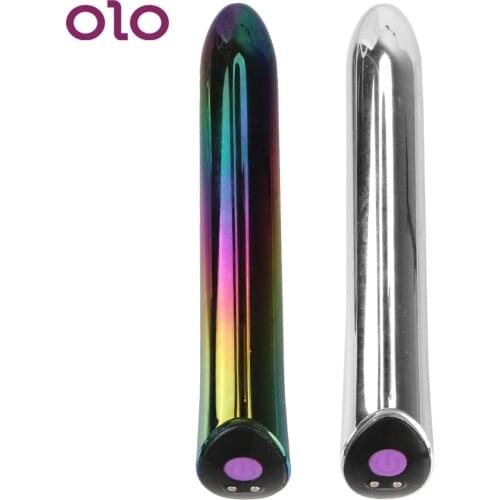 OLO Female Masturbator USB Charge Powerful Bullet Vibrator Clitoral Stimulator Sex Toys for Women Vaginal G Spot Adult Products