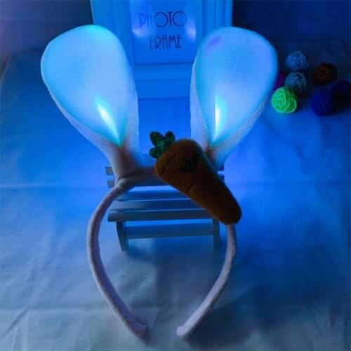 Glow Light Animal Giraffe Ears Headband Hairwear Costume Role Play Easter Wedding Valentines Day Birthday Party Gift