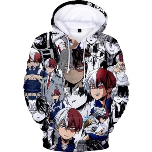 Men/Women Anime My Hero Academia Hoodie 3D Cosplay Todoroki Anime Himiko Toga Sweatshirts Boku No Hero Academia Izuku Midoriya