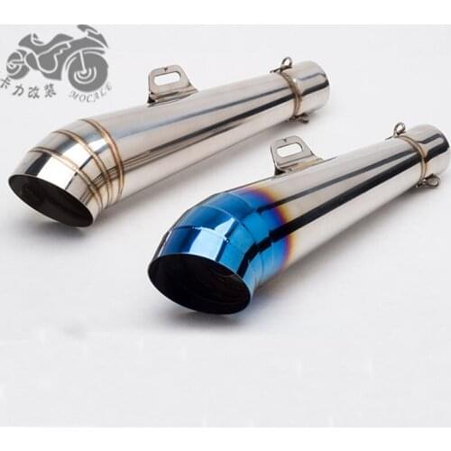 Yolinson New Model High Quality stainless steel 51mm Universal Motorcycle Exhaust Pipe Muffler Racing Exhaust with DB killer