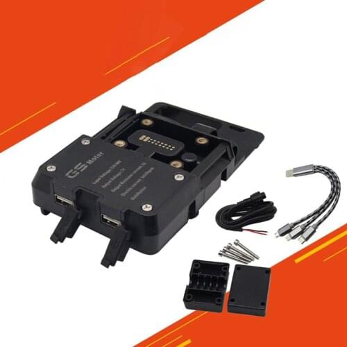 USB Mobile Phone Motorcycle Modification Navigation Bracket Usb Charging Support For R1200gs F800gs Adv F700gs R1250gs Crf
