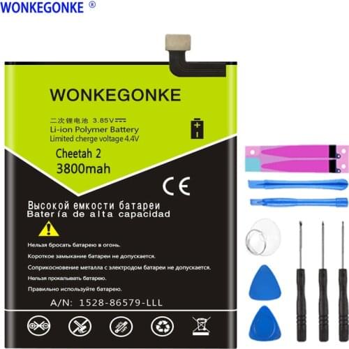 WONKEGONKE 3800mAh Cheetah2 Battery For Cubot Cheetah 2 Batterie Bateria