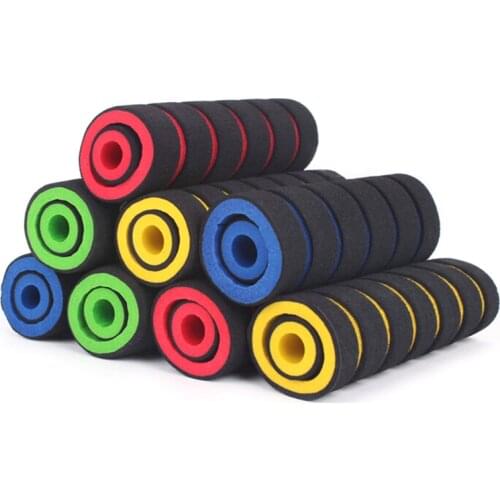 2 Pair / set Handlebar Sponge Grips Bike Bicycle Handlebar Anti-slip Motorcycle Grip Cover High Density Sponge MTB Folding