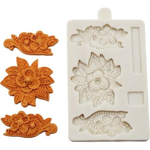 3D Flower Silicone Molds Fondant Craft Cake Candy Chocolate Sugarcraft Ice Pastry Baking Tool Mould Soap Mold Cake Decorator