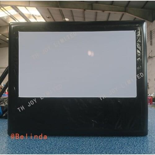Free Shipping! 3.1x1.7m Projection Sealed Screen Outdoor Movie Screen Portable Inflatable Movie Screen