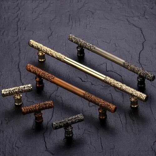European Classical Handles Furniture Hardware Handle Wardrobe Door Cabinet Drawer Handle for Cupboard Drawer Knobs and Pull