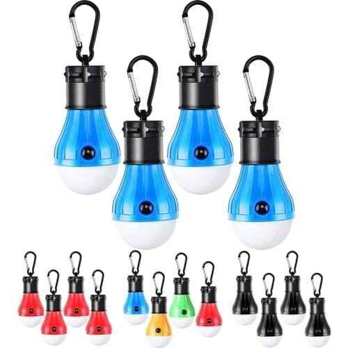 Compact LED Camping Light Bulbs With Clip Hook Portable Outdoor Tent Light Emergency For Camping Hiking Hurricane