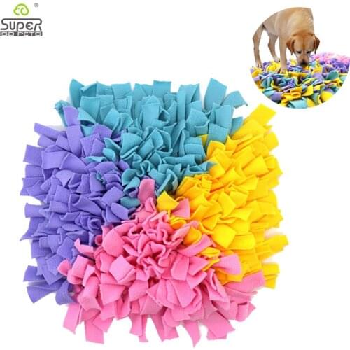 HORBONPY Pet Dog Sniffing Mat Find Food Training blanket Play Toys Dog Mat For Slow food Puzzle Sniffing Mat Pad Can be stitched