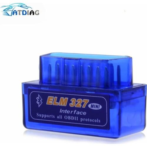 HOT!! OBD mini ELM327 Bluetooth OBD2 V2.1 Auto Scanner OBDII 2 Car ELM 327 Tester Diagnostic Tool for Android Windows Symbian