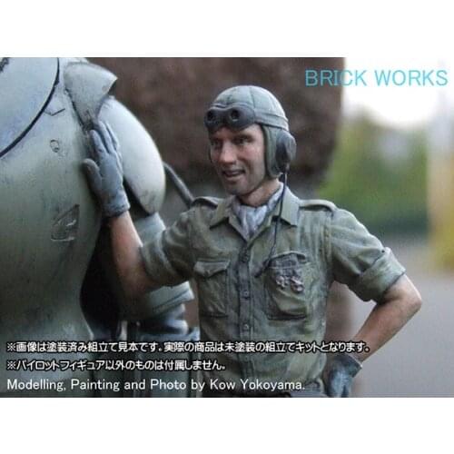 Resin Figure Kit Ma.k 1/20 THE RETURN OF S.A.F.S. PILOT Unpainted Garage Resin Model Kit