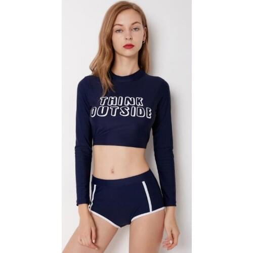 Woman Two Piece Swimsuit Classic Off Shoulder Women Swimwear Ruffl Retro Black Bodysuit Vintage Bathing Suit Korea Girls