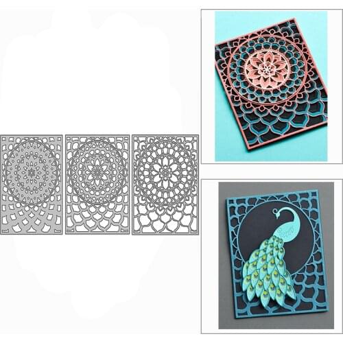 New Christmas Layer Flower Frame 2020 Metal Cutting Dies for DIY Scrapbooking and Card Making Decor Embossing Craft No Stamp Set