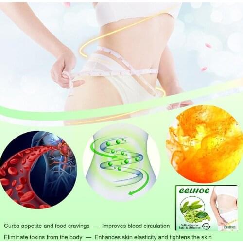 10 Pieces Slimming Patch Fast Burning Fat&Lose Weight Products Natural Herbs Navel Sticker Body Shaping Patches