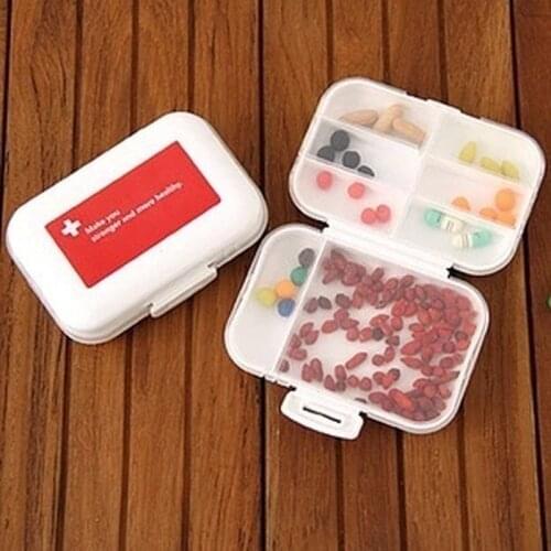 Pill Cutter Portabe Multilayer Pills Organizer Box 8 Compartment Pill Storage Case Moistureproof Pill Holder Medicine Box